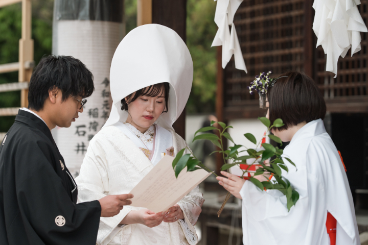 阿智神社でのご結婚式